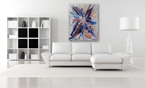 Xanadu - large format abstract wall art on canvas.